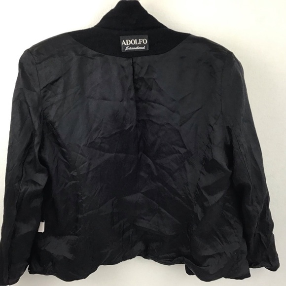 Vintage Adolfo International 100% wool blazer. Size 16. - Picture 7 of 13